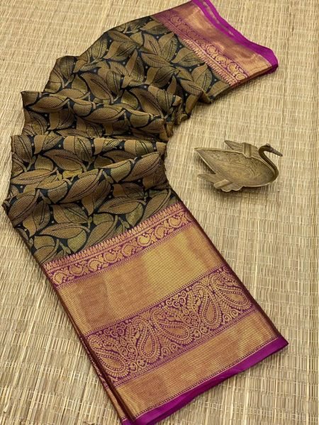 Pure Banarasi Kanjivaram Silk Saree Banarasi Saree Wholesale
