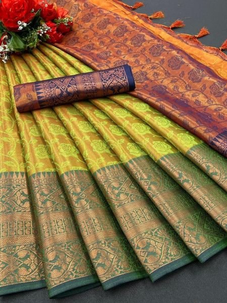 Pure Copper Silk New Design Saree Silk Sarees Wholesale