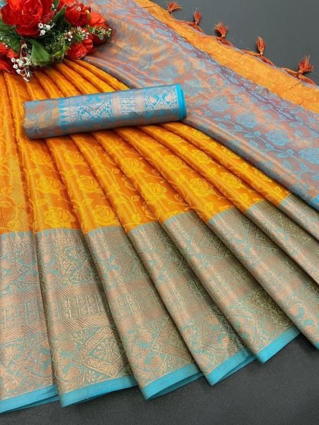 Pure Copper Silk New Design Saree Silk Sarees Wholesale