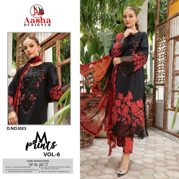  Pure Cotton Print With Heavy Embroidery Suits  Embroidery Suits Wholesale