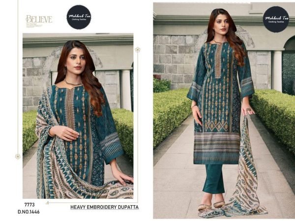 Pure Cotton Printed pakisatani Suit with Embroidery Work   Cotton Dupatta in Wholsale rate Pakistani Suits Wholesale