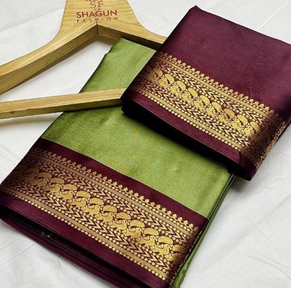 Pure Cotton Silk Aura Saree Lightweight   Elegant Summer Wear Cotton Sarees Wholesale