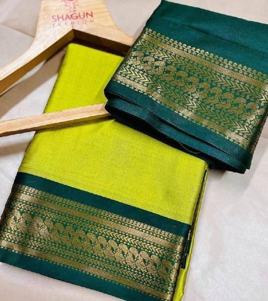 Pure Cotton Silk Aura Saree Lightweight   Elegant Summer Wear Cotton Sarees Wholesale