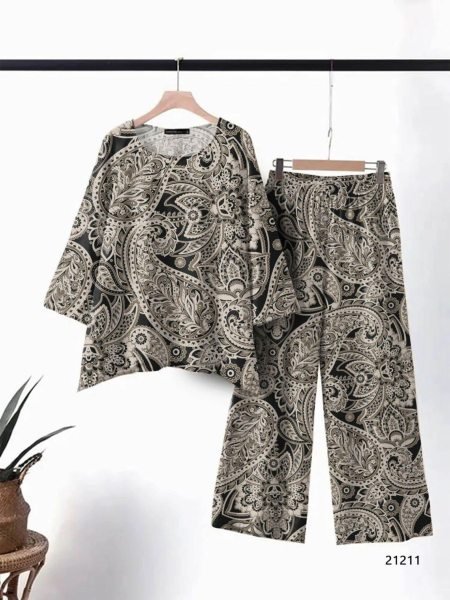 Pure Cotton Top   Plazo Co Ord Set for Women Wholesale Clothing for Daily Wear