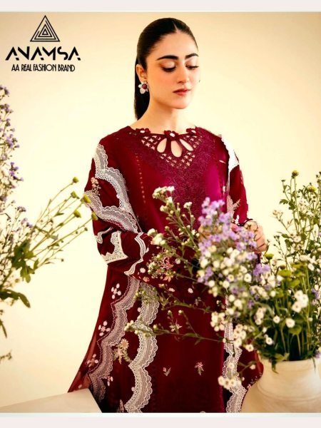 Pure Export Quality Jaam Cotton With Heavy Embroidered Pakistani Suits  Pakistani Suits Wholesale