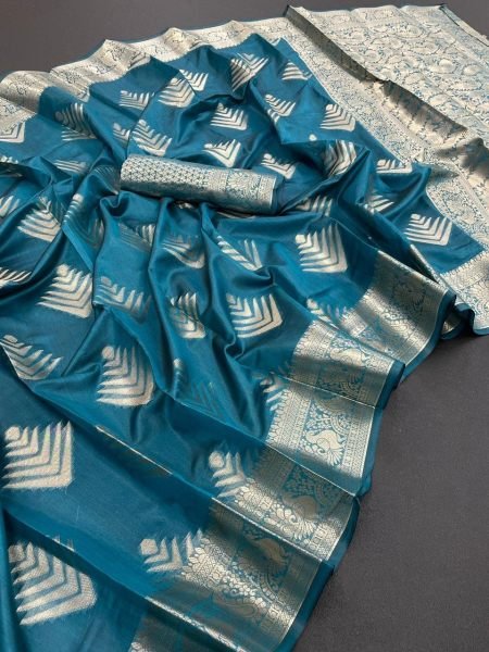 Pure Handloom Pure Kanchivaram  Organza Silk Sarees Organza Sarees Wholesale