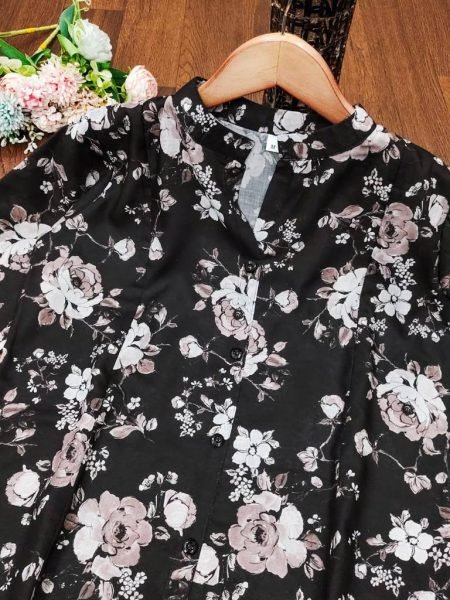  Pure Maslin Cotton Floral Printed Kurta Set  Kurti With Bottom Wholesale