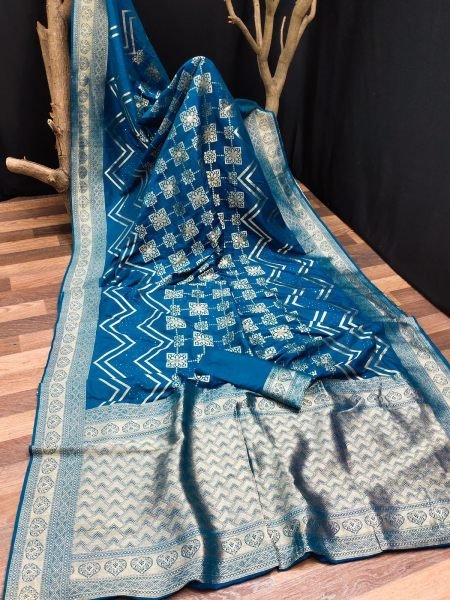 Pure Nylon Dolla silk with Zari Weaving pallu Saree Designer Wedding Sarees Wholesale