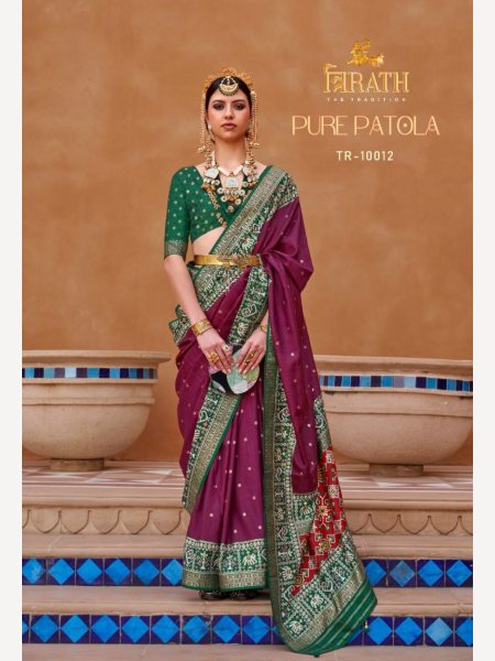 Pure Patola Catloge Mercerized Sigma Silk Saree Collection  Patola Silk Sarees Wholesale