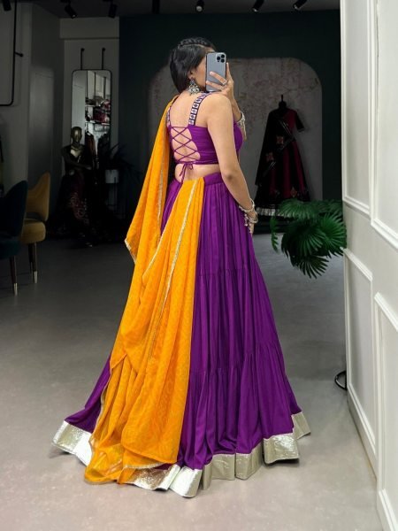 Pure Rayon Navratri Special Lehenga Choli  Navratri Lehnega Choli