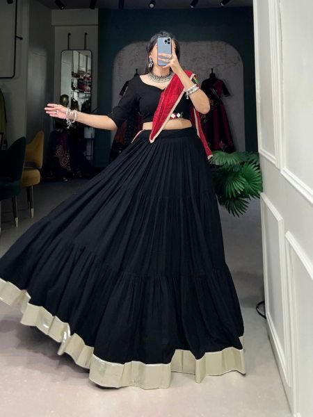 Pure Rayon Navratri Special Lehenga Choli  Navratri Lehnega Choli