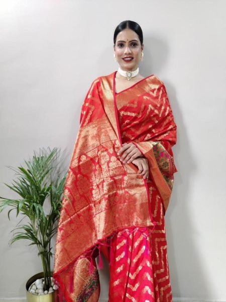  Beautiful Pure Silk Sarees with Tassels and Meenakari Border Silk Sarees Wholesale