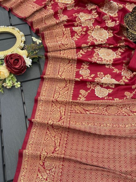 Pure Soft Khadi dola Silk Saree With Rich Zari Wooven Pallu  Silk Sarees Wholesale