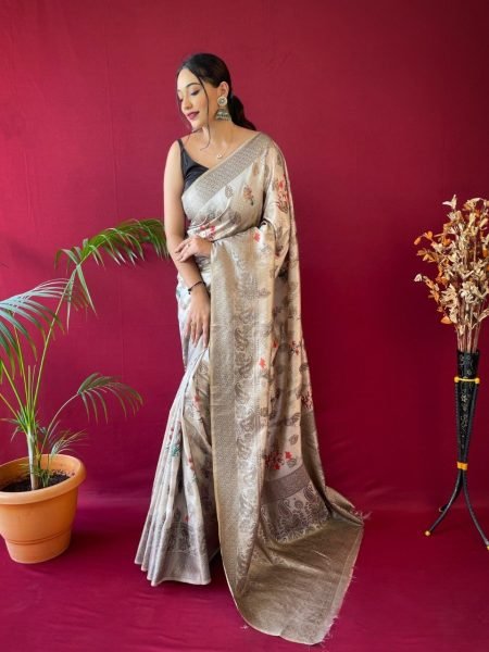 Pure Soft Silk Saree With Zari Weaved Border  Silk Sarees Wholesale