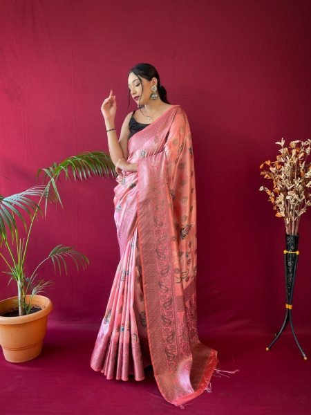 Pure Soft Silk Saree With Zari Weaved Border  Silk Sarees Wholesale