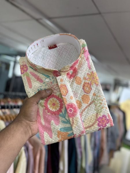 Pure Viscose Rayon Kurta With Heavy Lucknowi Sequin Work And Cotton Pajama Set Best Price Kurta Pajama Wholesale