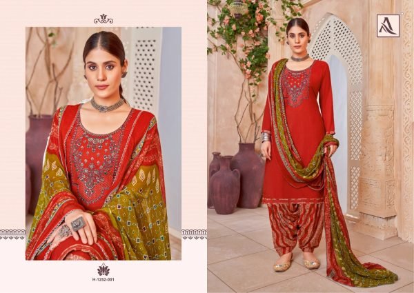 Pure Viscose Reyon Slub Patiyala Drees Punjabi Dress Materials Wholesale