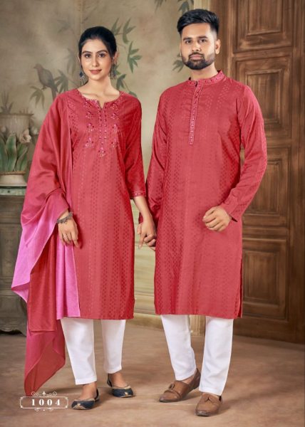 Pure viscose weaving Butti With Handwork and Embroidery  Couple Combo Collection Couple Combo collection 