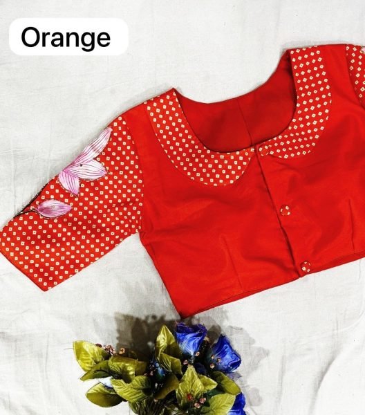 Purely Silk Handmade Work Boutique Style Blouse  Blouse Collection
