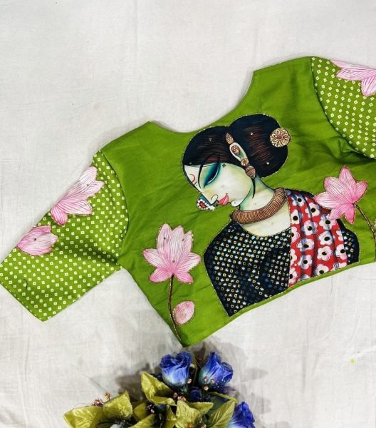 Purely Silk Handmade Work Boutique Style Blouse  Blouse Collection
