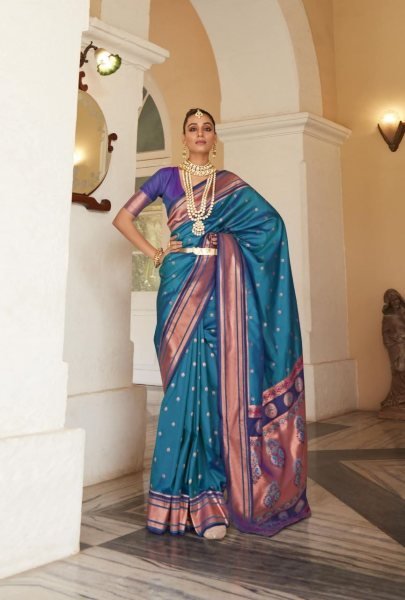 Rajpath kiya paithani soft peshwai paithani silk saree 10008 Patola Silk Sarees Wholesale