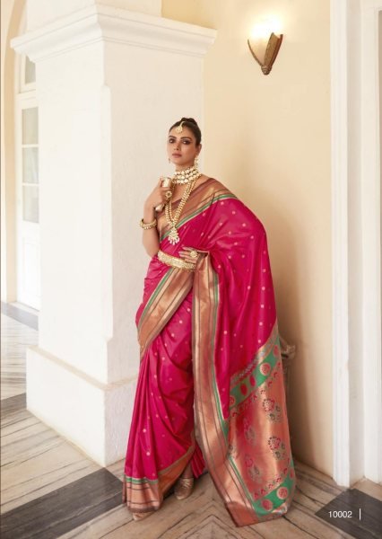 Rajpath kiya paithani soft peshwai paithani silk saree 10008 Patola Silk Sarees Wholesale