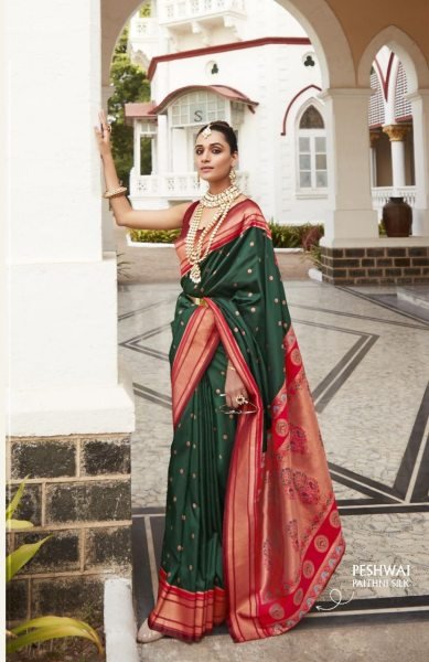 Rajpath kiya paithani soft peshwai paithani silk saree 10008 Patola Silk Sarees Wholesale