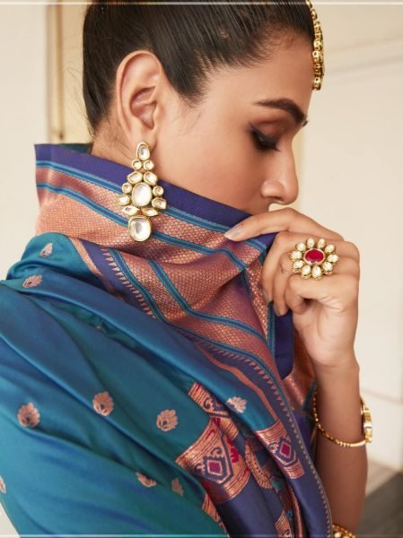 Rajpath kiya paithani soft peshwai paithani silk saree 10008 Patola Silk Sarees Wholesale