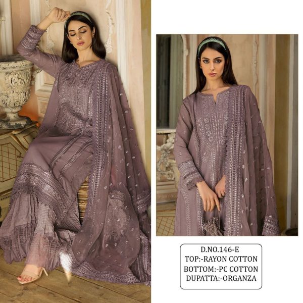 Rayon Cotton Embroidery Work Salwar Suit Collection  Cotton Salwar Kameez Wholesale