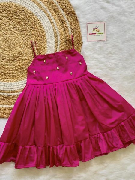 Rayon Full Flair Kids Frock Collection  Girls Wear