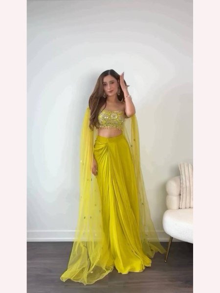 Ready to Wear Dhoti Style with Shrug  and  Choli Ready To Wear Collection