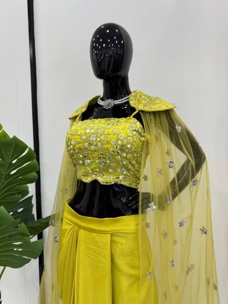 Ready to Wear Dhoti Style with Shrug  and  Choli Ready To Wear Collection