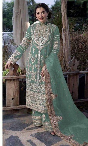 Ready To Wear Heavy Faux Georgette Pakistani Suits Collection  Pakistani Suits Wholesale