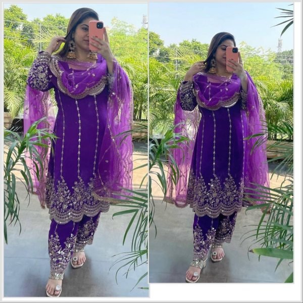 Ready To Wear Sequence Embroidery Work Suits  Ready To Wear Collection