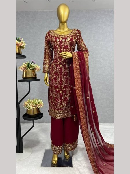 Ready To Wear Traditional Look Georgette Suits  Ready To Wear Collection