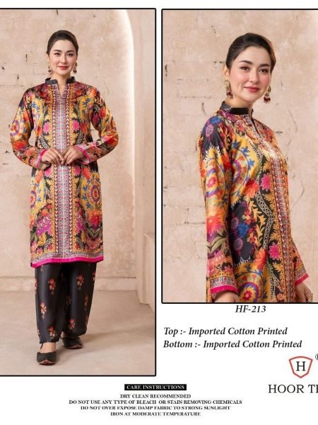 Readymade Pakistani Cotton Suit with Printed Top and  Pant Global Style Catalogue Salwar Kameez