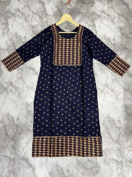 Reyon Gold Printed Kurti collection  Cotton Kurtis Wholesale