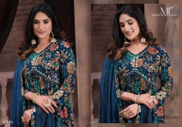 Rich Rayon Handwork Suit Set with Najmin Dupatta     Fully Stitched and Comfortable Anarkali Kurtis 
