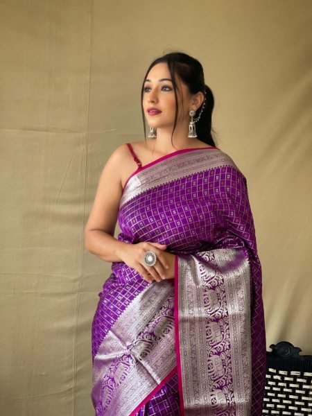  Rich Zari Pallu And Attractive Kanchipuram Border Saree Silk Sarees Wholesale
