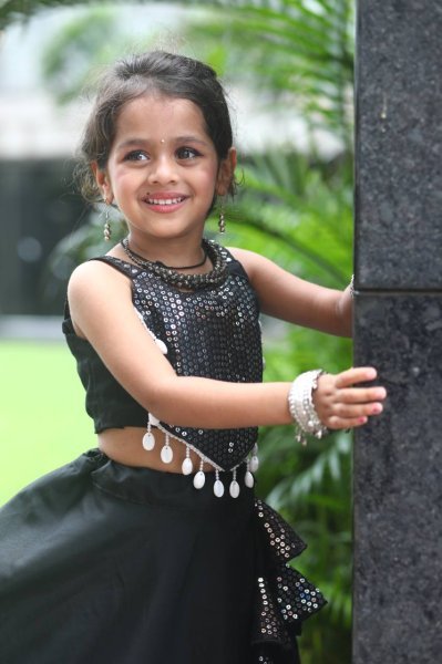 Roman Silk Kids Lehenga Choli For Navratri Festive Outfit Girls Wear