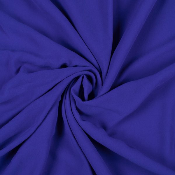 Royal Blue Plain Georgette Fabric Plain fabric