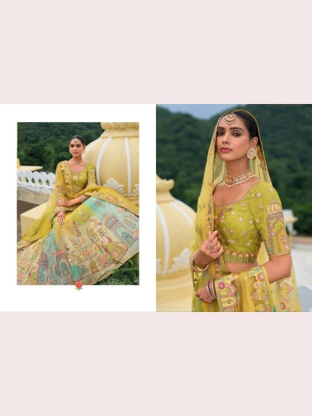 Royal Export Presenting Bridal  Khatli Embroidery Work Lehenga Choli  Bridal Lehenga Choli