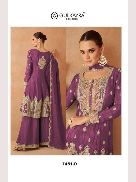 Royal Export Presenting Chinon Plazzo Suits Collection  Designer Plazzo Salwar Suits Wholesale