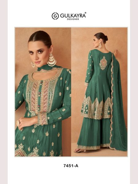 Royal Export Presenting Chinon Plazzo Suits Collection  Designer Plazzo Salwar Suits Wholesale