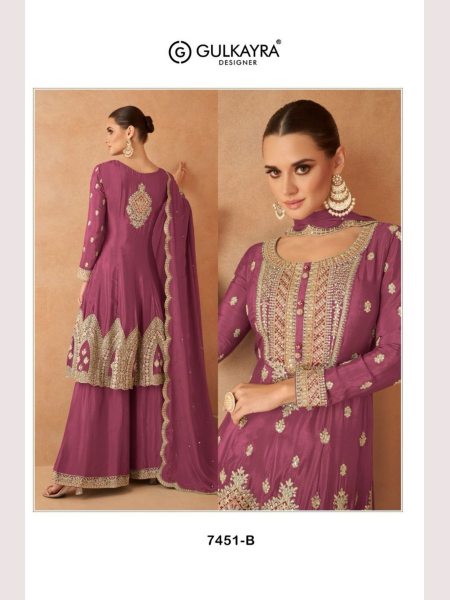 Royal Export Presenting Chinon Plazzo Suits Collection  Designer Plazzo Salwar Suits Wholesale