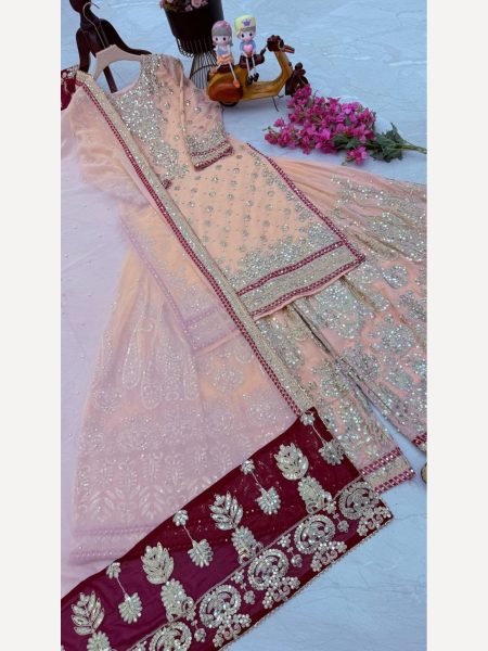 Royal Export Presenting Fox Georgette Embroidered Suit  Ready To Wear Collection