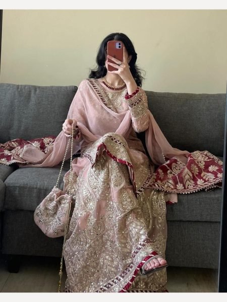Royal Export Presenting Fox Georgette Embroidered Suit  Ready To Wear Collection