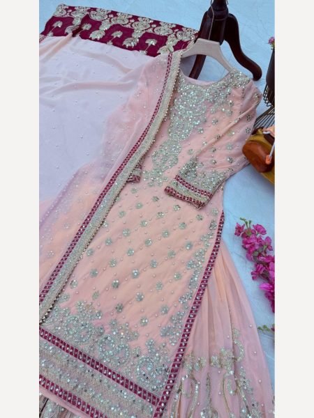 Royal Export Presenting Fox Georgette Embroidered Suit  Ready To Wear Collection
