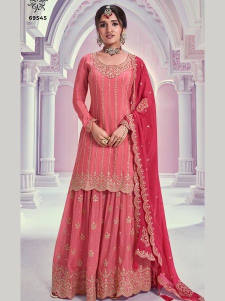 Royal Export Presenting Heavy Embroiderd Chinon Suits  Salwar Kameez