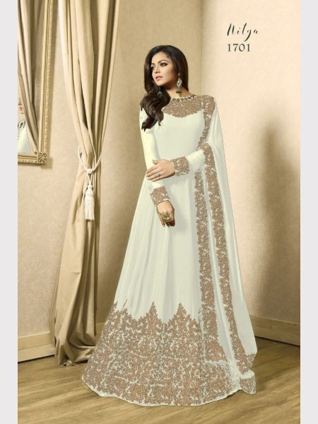 Royal Export Presenting In Best Quality Georgette Anarkali Gown Collection  Anarakali Gown Wholesale